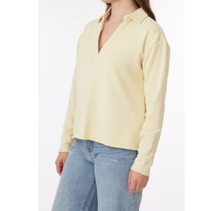 C & C California Womens S Sun Washed Terry Top Nautical Coastal Beach Preppy Y2K